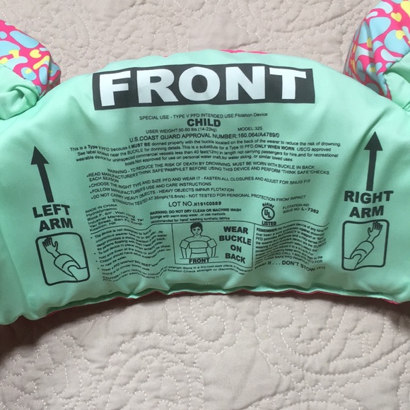 Speedo Splash Jammer Life Jacket Swim Vest Floatie Child 30-50lbs - Picture 14 of 14